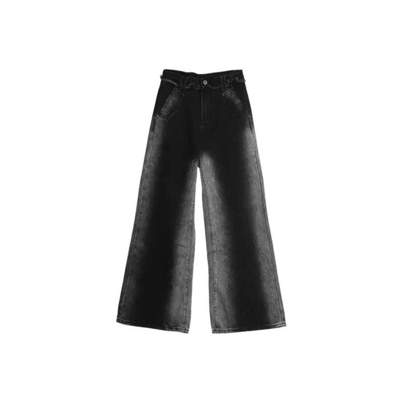 SETIROM Jeans Women's Black Light Gray-0