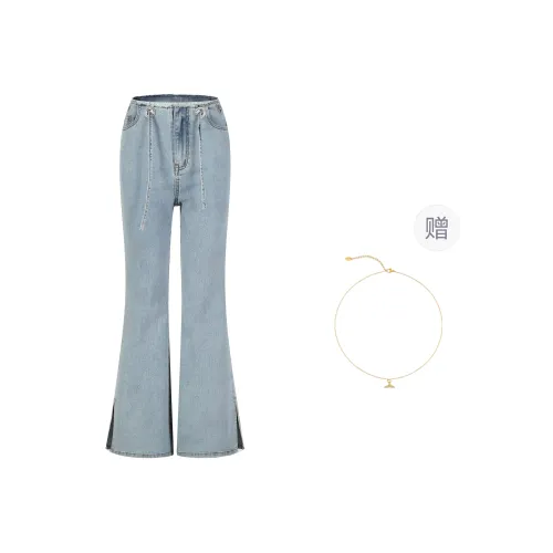 Three Quarters Jeans Women's Blue