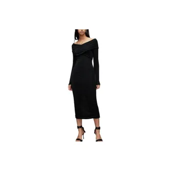 ALLSAINTS Long-Sleeved Dresses Women's Black