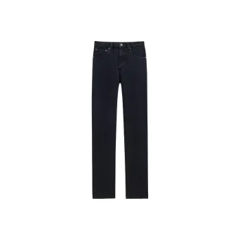 SAINT LAURENT Mid Rise Straight Leg Jeans