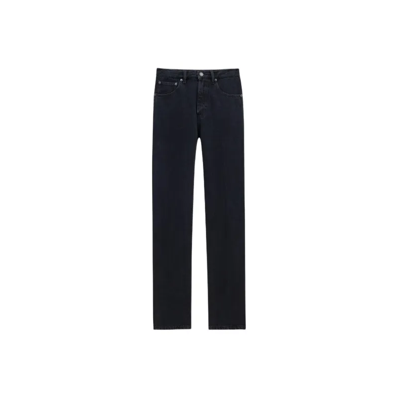 SAINT LAURENT Mid Rise Straight Leg Jeans-0