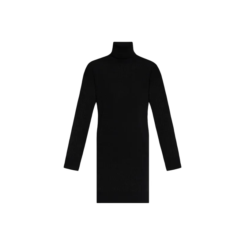 MOSCHINO Monogrammed Intarsia Knit Dress-0
