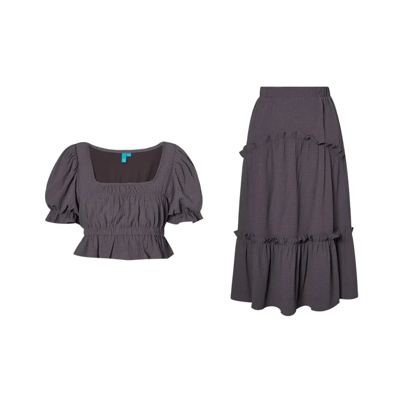 I'M ONE Two Piece Skirt Sets Women's-2