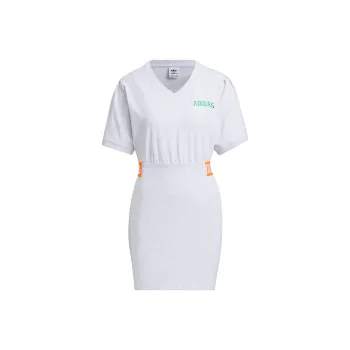 Adidas Originals Short Sleeved Dresses Women's Light Heather Gray