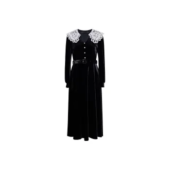 ROEYSHOUSE Long Sleeved Dresses Women's Black
