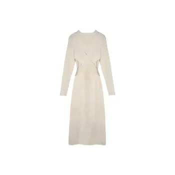 JINYE ORIENTAL Long-Sleeved Dresses Women's Beige