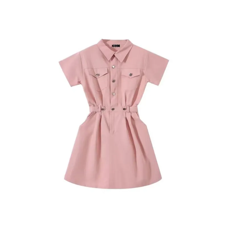PUREIDOL Short Sleeved Dresses Women's-5