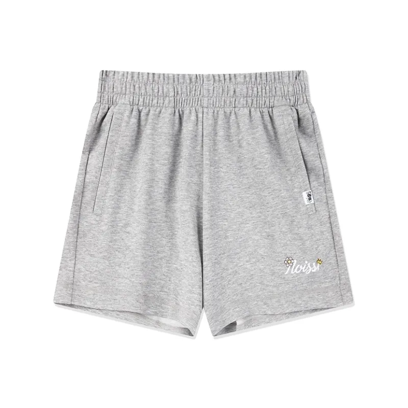 QIAODAN Casual Shorts Women's Gray Heather Gray-0