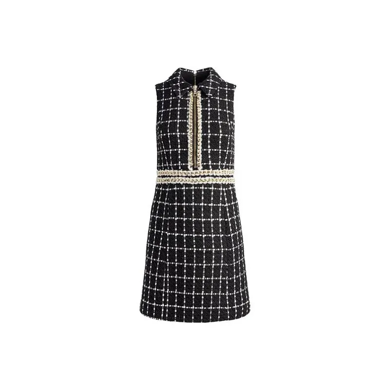 ALICE+OLIVIA Sleeveless Dress Women's Black-0