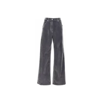 MSGM Velvet Wide Leg Trousers