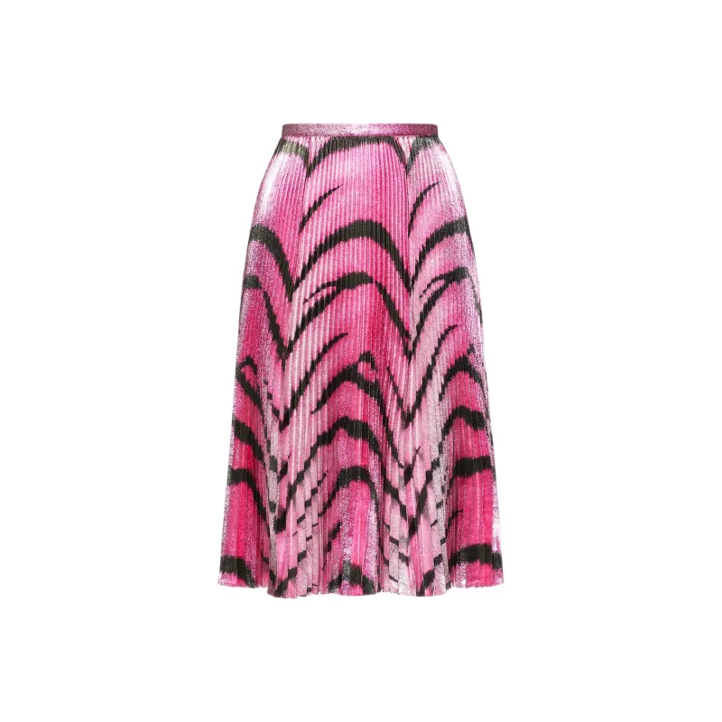 Valentino SS22 Casual Long Skirt Women's Pink-0