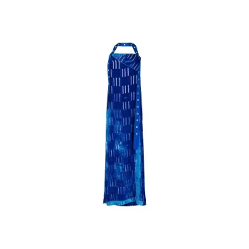 OFF WHITE Slip Dress, Regular Fit Women's Blue