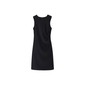 Silky Queen Sleeveless Dress Women's Black