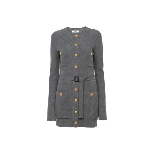 Chloé Fitted Knit Long Cardigan