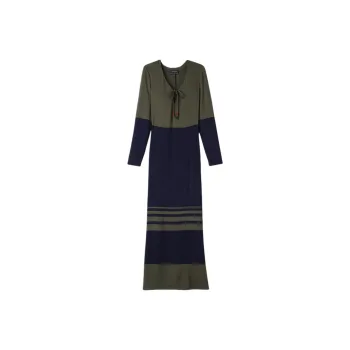 LONGCHAMP Long-Sleeved Dresses Women's Marine Blue