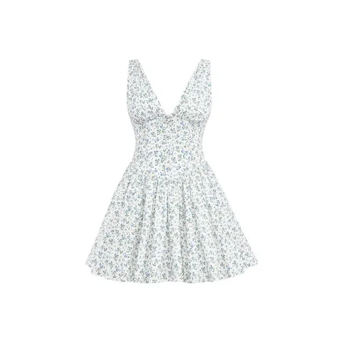HOUSE OF CB FABRIZIA Sleeveless Dress Women's White/White