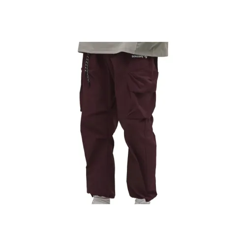 Saucony Casual Pants Unisex Brick Red