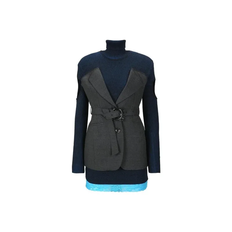 ANDERSSON BELL Long Sleeved Dresses Women's Charcoal Gray-0