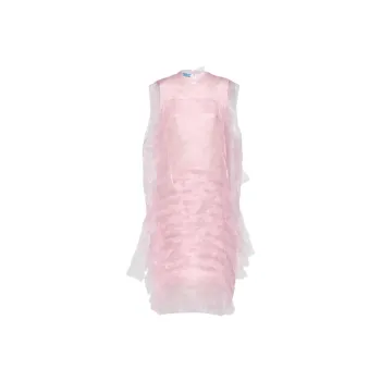 PRADA Sleeveless Technical Voile Dress