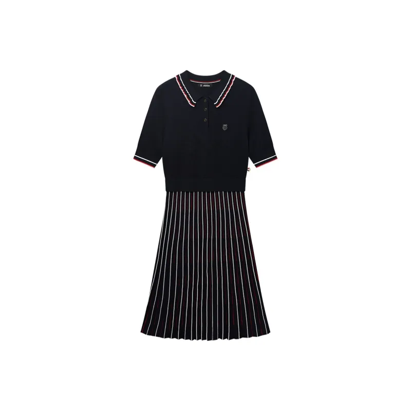 KSWISS Short Sleeved Dress Women's 495 Dark Indigo-0