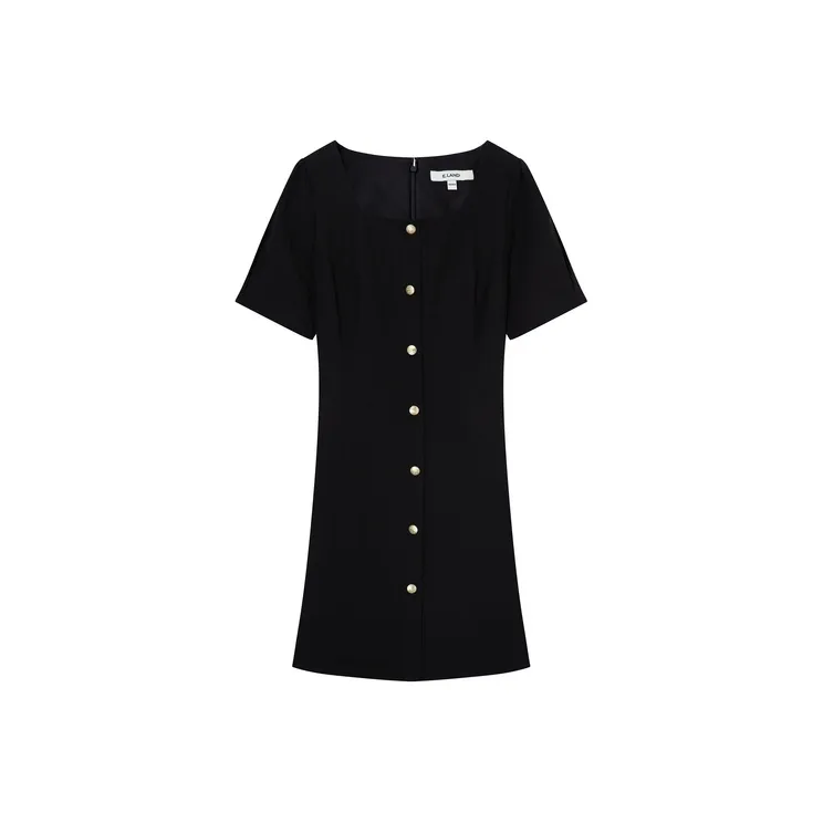 E.land Short-Sleeved Dresses Women's-0