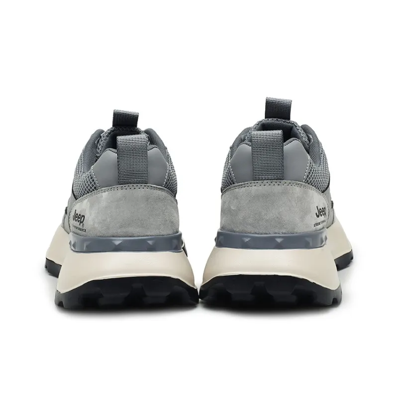 Jeep Casual Shoes Unisex Low Top Gray Blue/Ink Blue/Sand-3