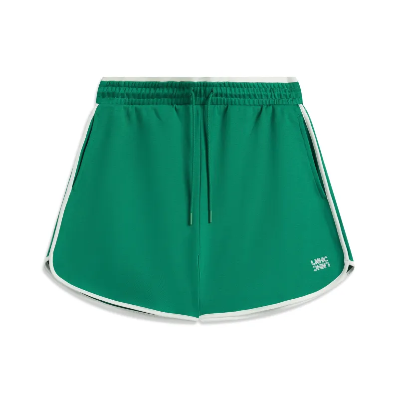 LiNing Sports Life Collection Casual Shorts Women's Turquoise Pepper-0