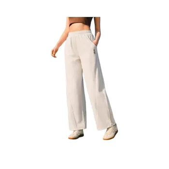 Anta Sports Life Collection Knitted Sweatpants Women's Warm Jade White