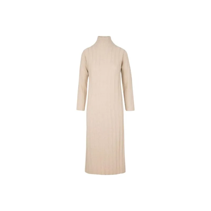 MaxMara Long Sleeved Dress Women's Beige-0