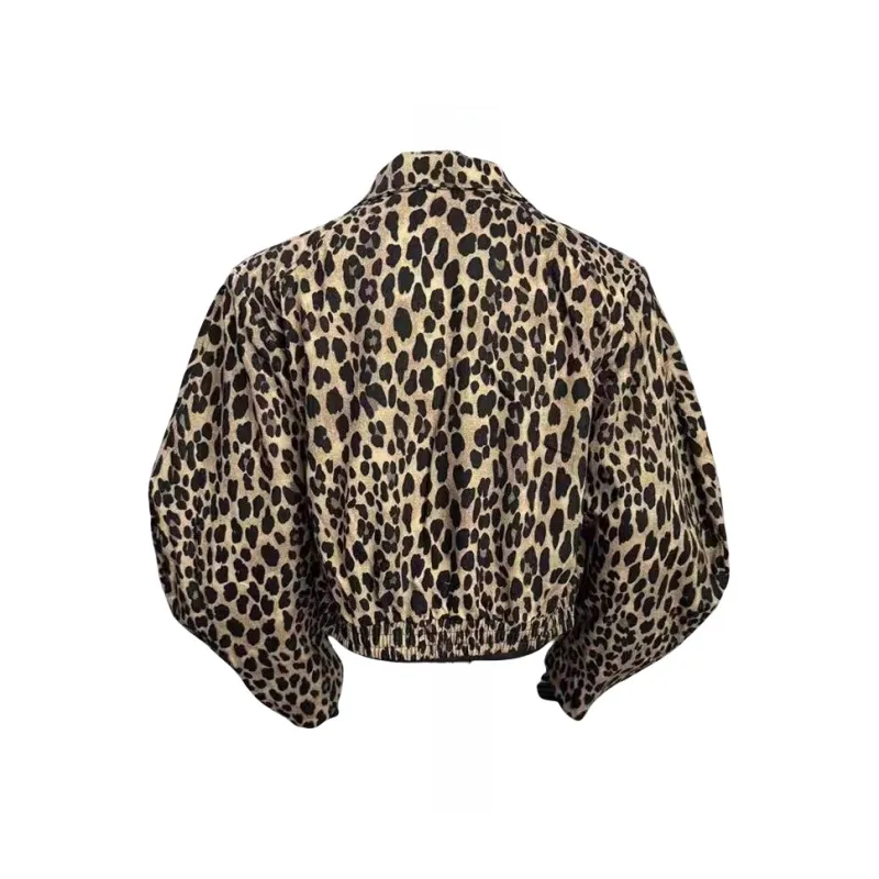 Zomuros Jackets Unisex Leopard Print-1