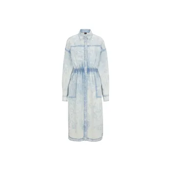 HUGO BOSS Long Sleeved Dress Women's Blue
