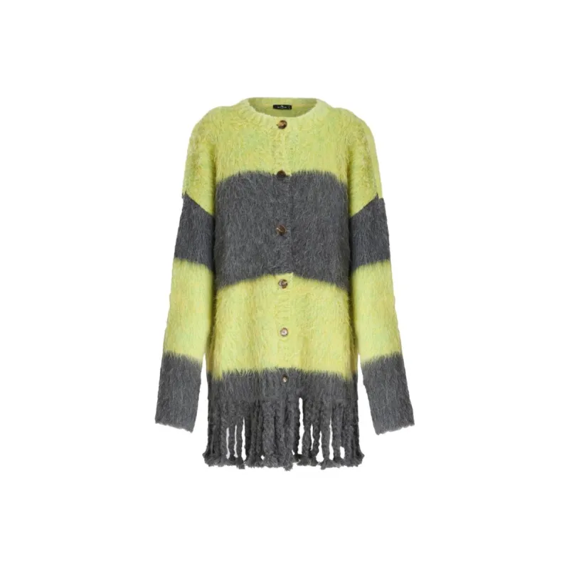 ETRO Crewneck Long Sleeved Cardigan-0