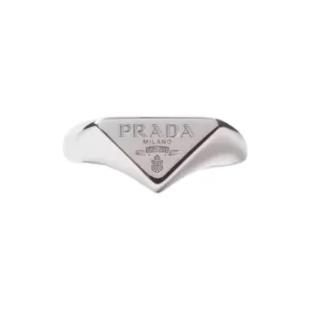 PRADA Silver Rings Unisex Silver