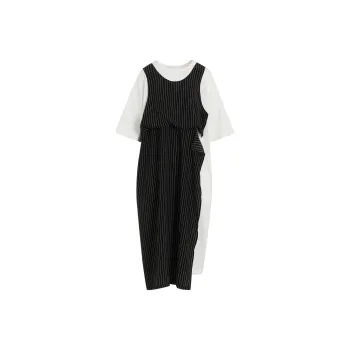 Yohji Yamamoto Panel Detailing Dress