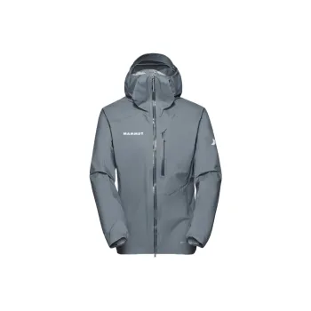 MAMMUT Assos X Mammut HS Hooded Jacket Men YKK® VISLON® Jacket Men's Gray
