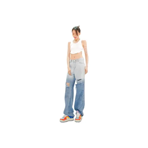 Seven Up And Nine Down Jeans Women's Black