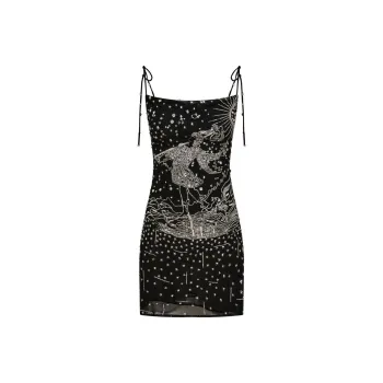 RACHEL GILBERT Soma Crystal-embellished Minidress