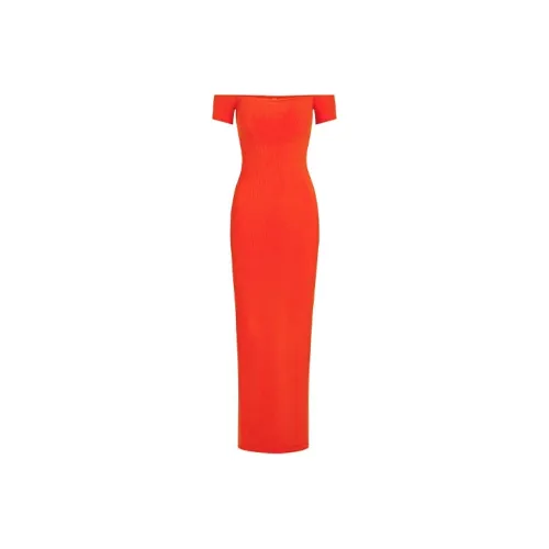 Skims Short-Sleeved Dresses Women's Flame Red