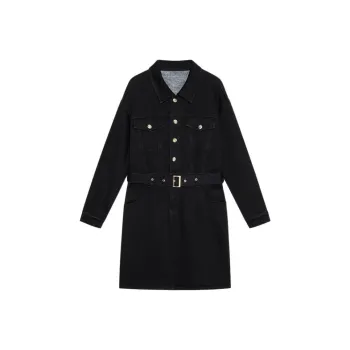 DKNY Long Sleeved Dress Women's Black