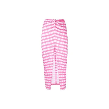 Jacquemus La Jupe Nodi 'Light Pink Checks'