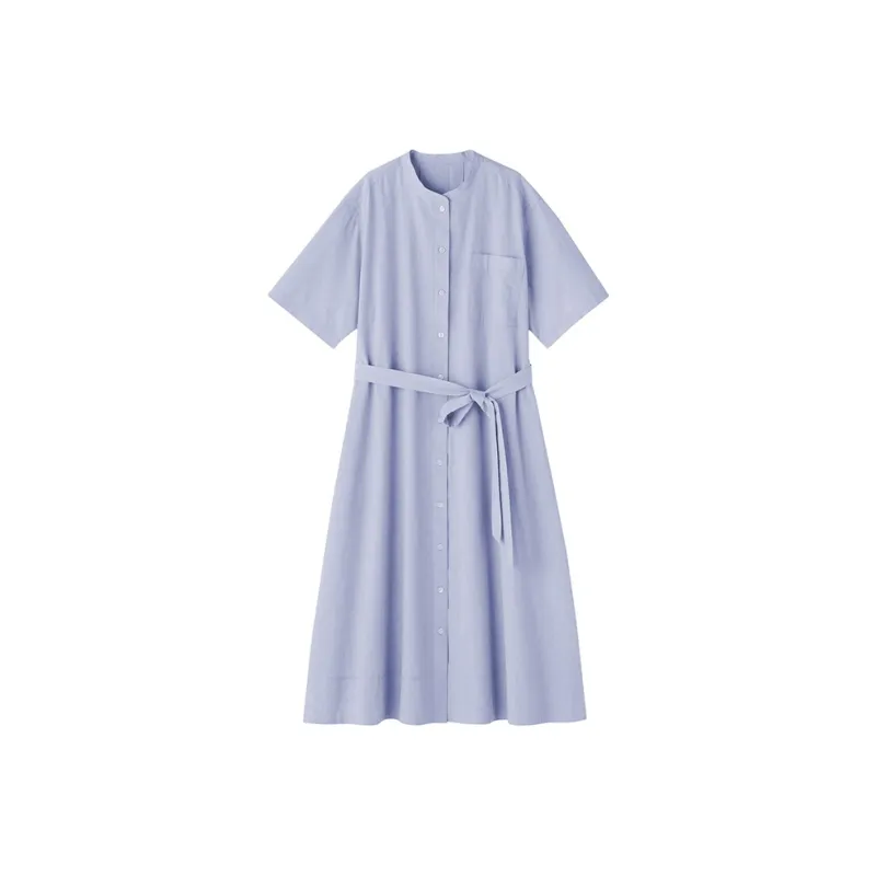 MUJI Short Sleeved Dress Women's-4