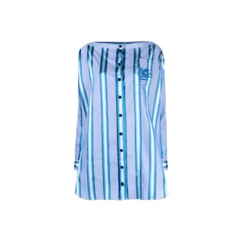 ETRO Vertical stripe Long sleeve Shirt Dress