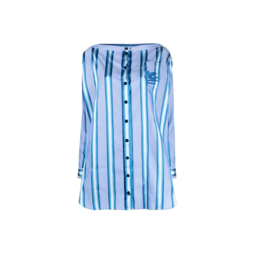 ETRO Vertical stripe Long sleeve Shirt Dress
