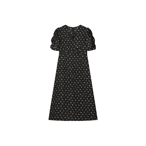 Local Gal Short-Sleeved Dresses Women's Black
