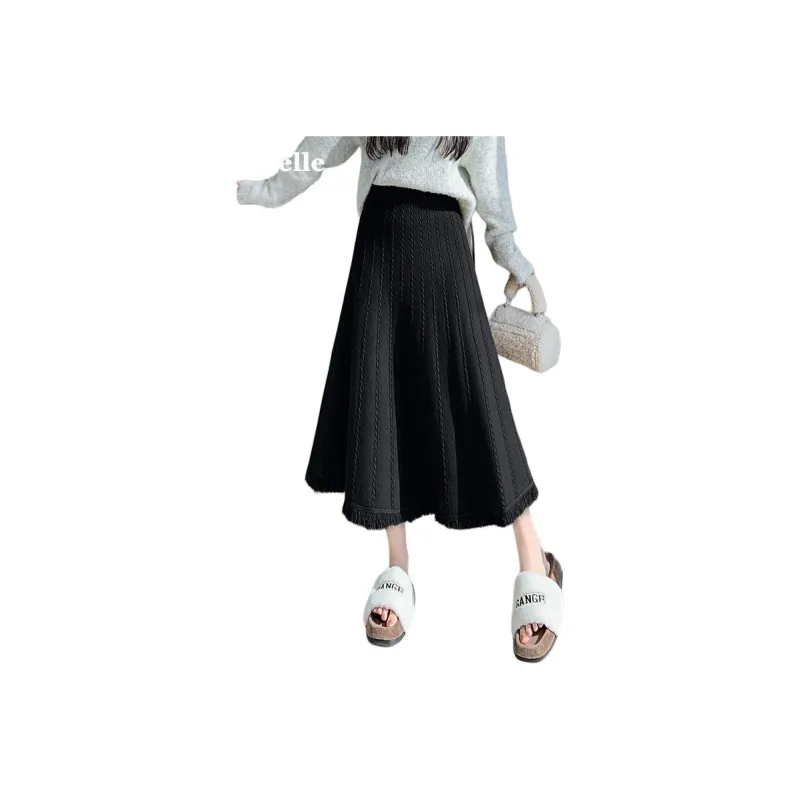 La Chapelle Knit Long Skirt Women's-7