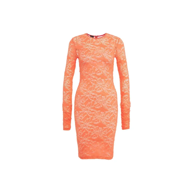 PINKO Long-Sleeved Dresses Women's Orange-0