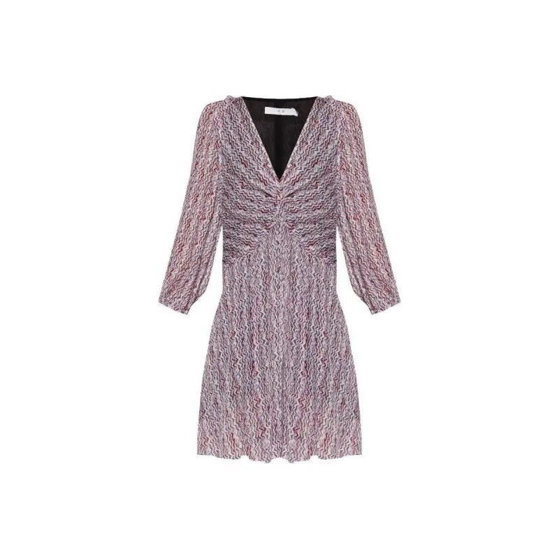 LIROSA Ruline V Neck Dress-0