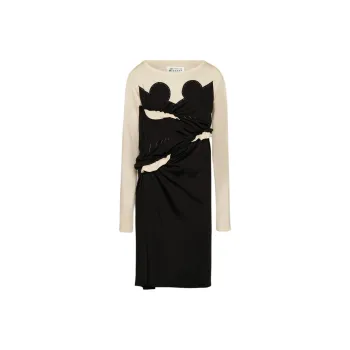 Maison Margiela Spliced jersey Midi Dress