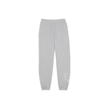 Victoria's Secret PINK Ivy Fleece Campus Sweatpants/MHGB Knitted Sports Pants Women's Medium Size Blend Gray