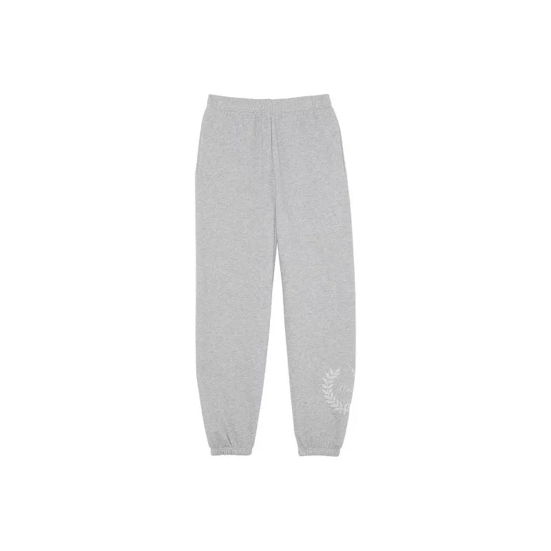 Victoria's Secret PINK Ivy Fleece Campus Sweatpants/MHGB Knitted Sports Pants Women's Medium Size Blend Gray-0